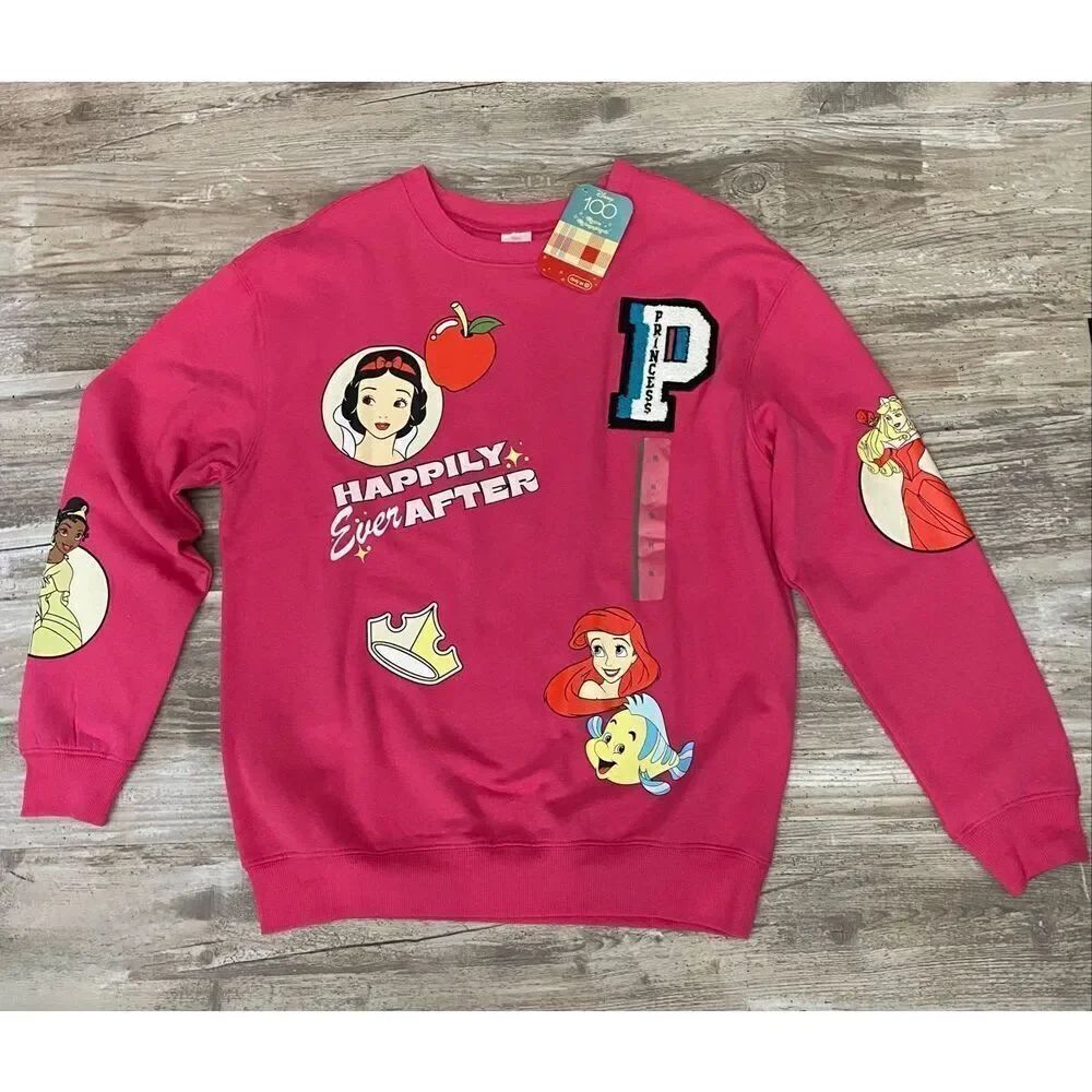 Disney Snow White Nemo 100 Year Sweatshirt Women’s Sz Medium